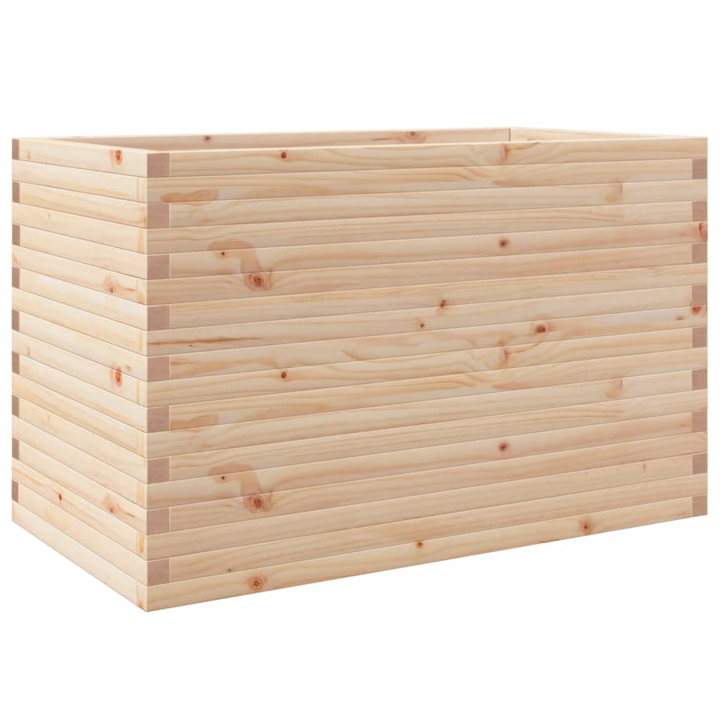 VidaXL Pflanzgefäß 110x60x68,5 cm massives Kiefernholz