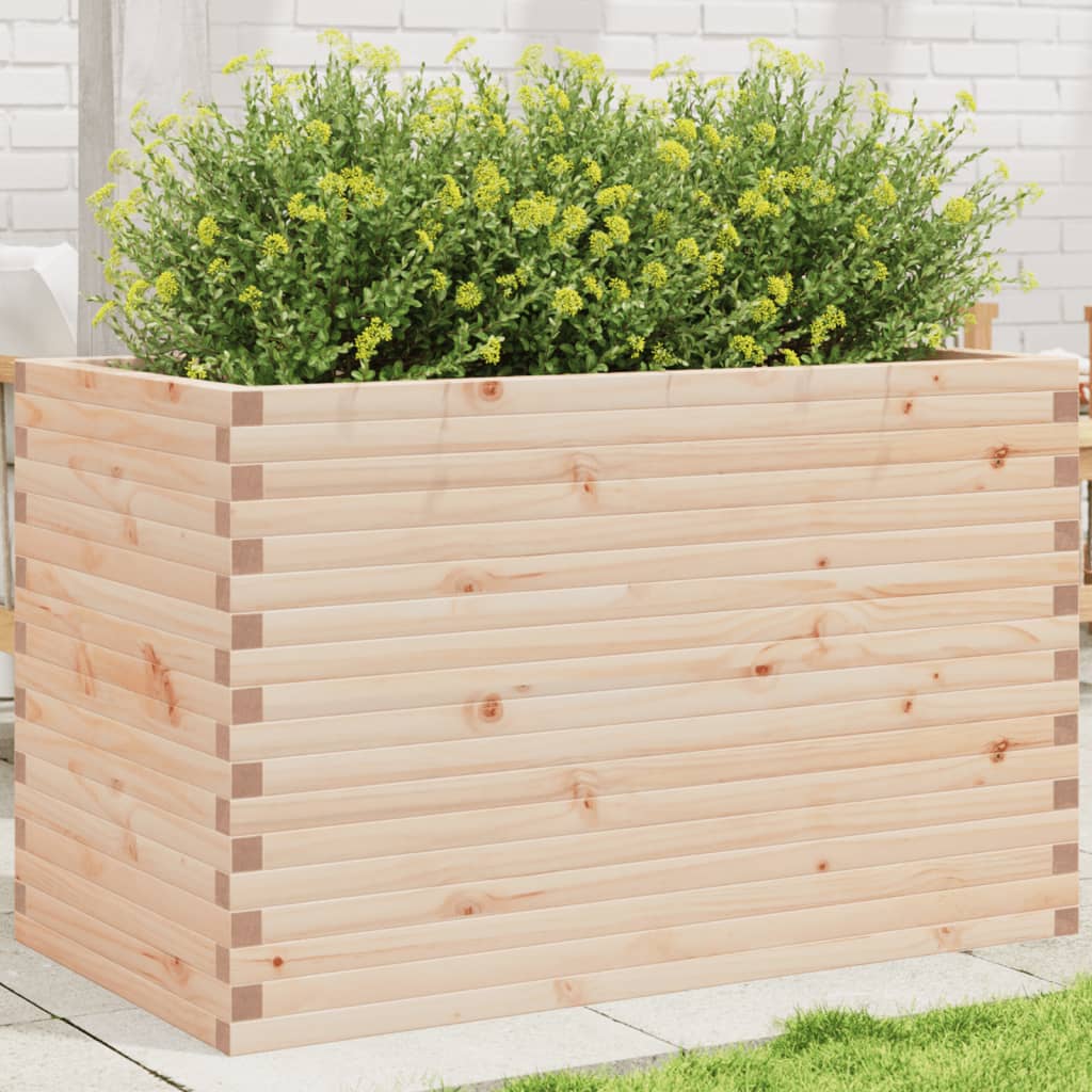 VidaXL Pflanzgefäß 110x60x68,5 cm massives Kiefernholz