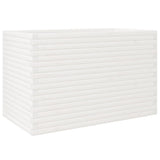 VidaXL Pflanzgefäß 110x60x68,5 cm massives Kiefernholz weiß