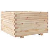 VidaXL Pflanzgefäß 80x80x49,5 cm massives Kiefernholz