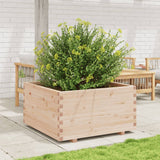 VidaXL Pflanzgefäß 90x90x49,5 cm massives Kiefernholz