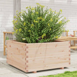 VidaXL Pflanzgefäß 90x90x49,5 cm massives Kiefernholz