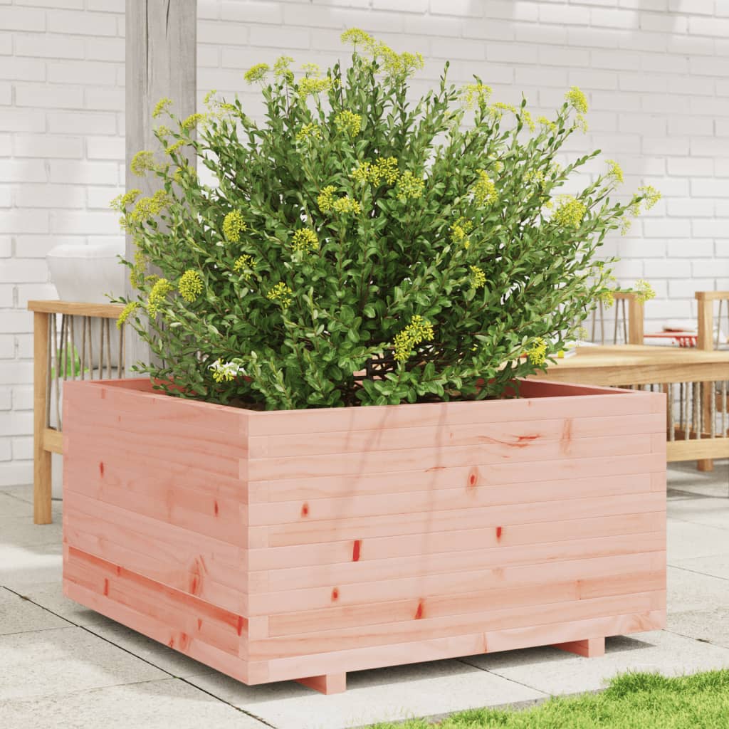 VidaXL Pflanzgefäß 90x90x49,5 cm massives Douglasienholz