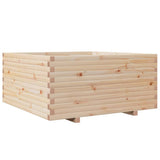 VidaXL Pflanzgefäß 100x100x49,5 cm massives Kiefernholz
