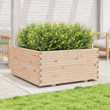 VidaXL Pflanzgefäß 100x100x49,5 cm massives Kiefernholz