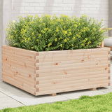 VidaXL Pflanzgefäß 100x100x49,5 cm massives Kiefernholz
