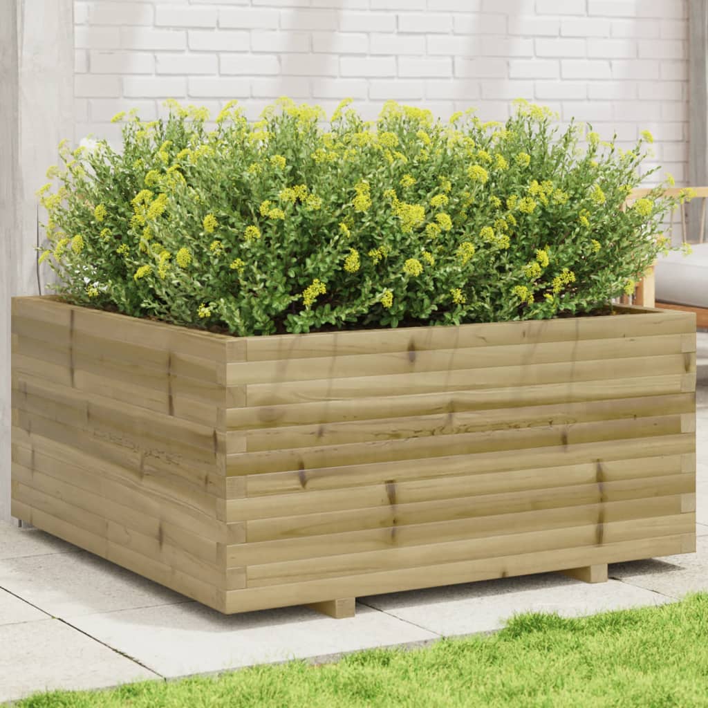 VidaXL Pflanzgefäß 100x100x49,5 cm imprägniertes Kiefernholz