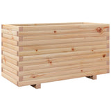 VidaXL Pflanzgefäß 90x40x49,5 cm massives Kiefernholz