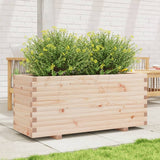 VidaXL Pflanzgefäß 110x40x49,5 cm massives Kiefernholz