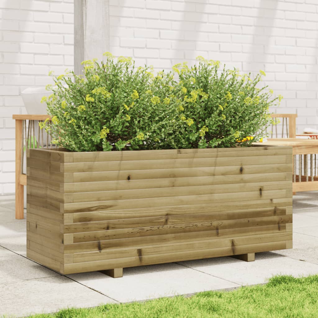 VidaXL Pflanzgefäß 110x40x49,5 cm imprägniertes Kiefernholz