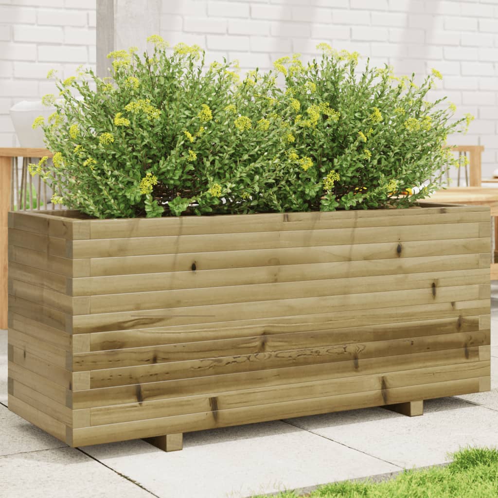 VidaXL Pflanzgefäß 110x40x49,5 cm imprägniertes Kiefernholz