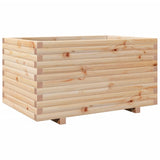 VidaXL Pflanzgefäß 90x60x49,5 cm massives Kiefernholz