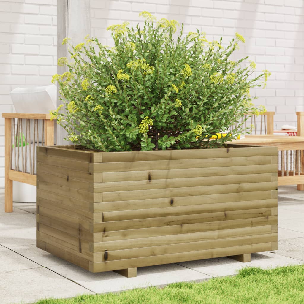 VidaXL Pflanzgefäß 90x60x49,5 cm imprägniertes Kiefernholz