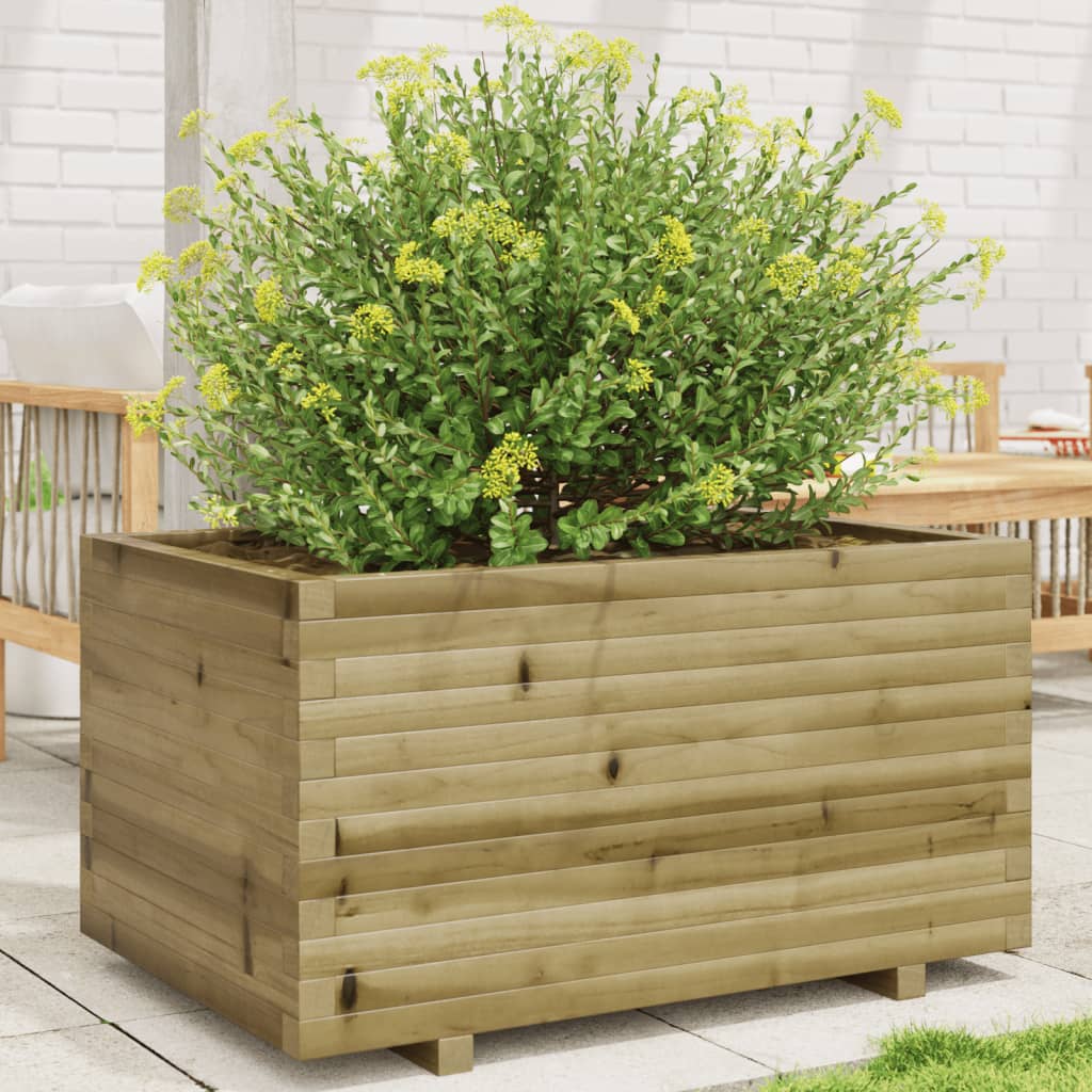 VidaXL Pflanzgefäß 90x60x49,5 cm imprägniertes Kiefernholz