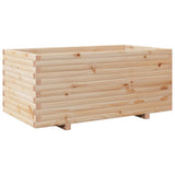 VidaXL Pflanzgefäß 110x60x49,5 cm massives Kiefernholz