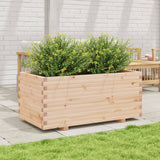 VidaXL Pflanzgefäß 110x60x49,5 cm massives Kiefernholz