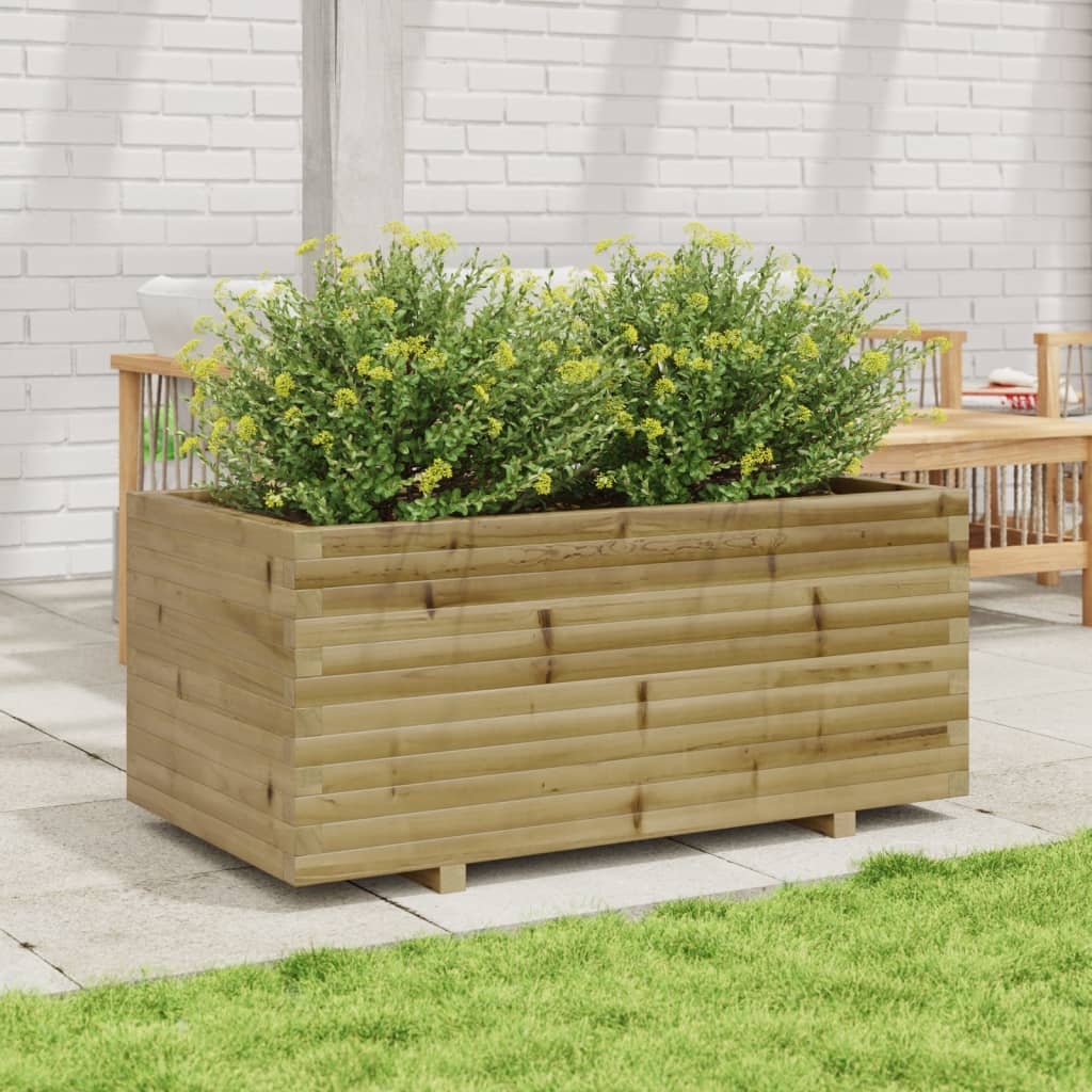 VidaXL Pflanzgefäß 110x60x49,5 cm imprägniertes Kiefernholz