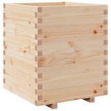 VidaXL Pflanzgefäß 60x60x72,5 cm aus massivem Kiefernholz