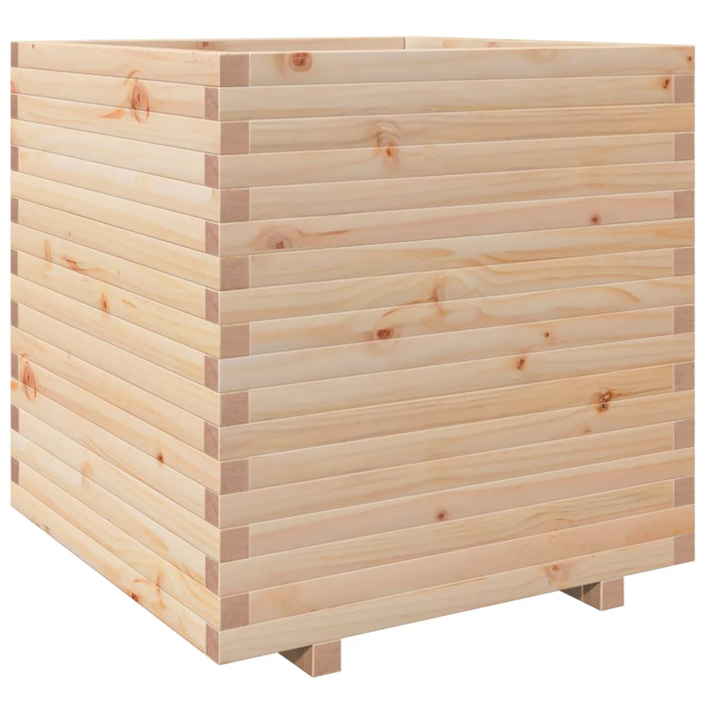 VidaXL Pflanzgefäß 70x70x72,5 cm aus massivem Kiefernholz