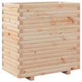 VidaXL Pflanzgefäß 70x40x72,5 cm aus massivem Kiefernholz