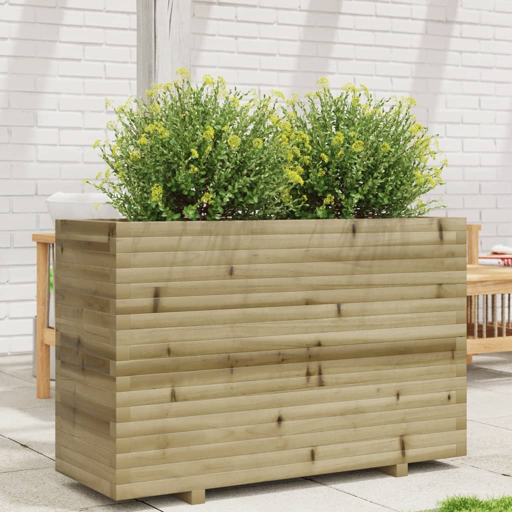 VidaXL Pflanzgefäß 110x40x72,5 cm imprägniertes Kiefernholz