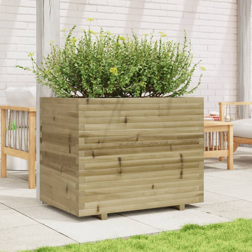 VidaXL Pflanzgefäß 90x60x72,5 cm imprägniertes Kiefernholz