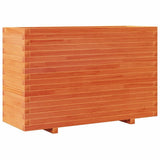 VidaXL Pflanzgefäß 110x40x72 cm massives Kiefernholz, braun gewaschen