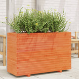 VidaXL Pflanzgefäß 110x40x72 cm massives Kiefernholz, braun gewaschen