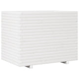 VidaXL Pflanzgefäß 90x60x72 cm massives Kiefernholz weiß
