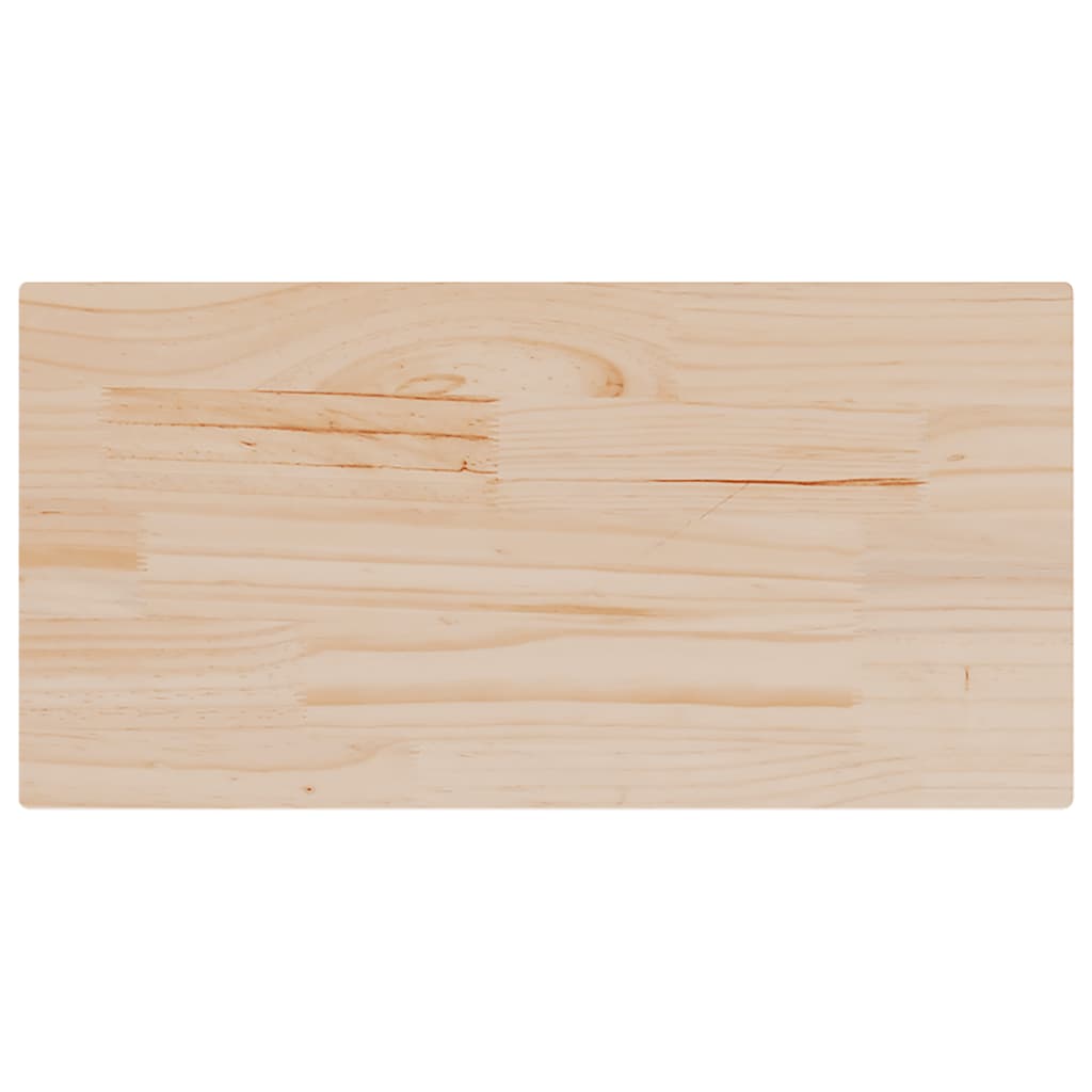 Vidaxl tafelbladen 2 st rechthoekig 80x40x1,7 cm massief grenenhout