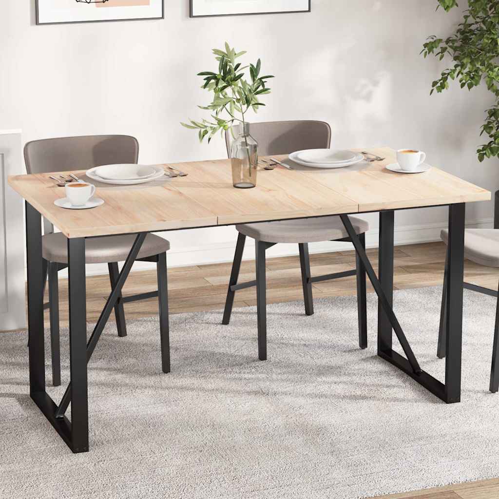 Vidaxl tafelbladen 3 st rechthoekig 80x47x2,5 cm massief grenenhout