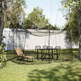 VidaXL Moskitonetz für drinnen und draußen 156 Mesh 300x300x250 cm schwarz