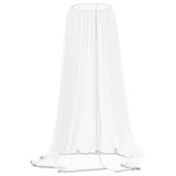 VidaXL Moskitonetz für Regenschirm 220 Mesh φ300x230 cm weiß