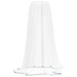 VidaXL Moskitonetz für Regenschirm 220 Mesh φ330x250 cm weiß
