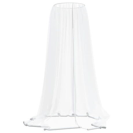 VidaXL Moskitonetz für Regenschirm 220 Mesh φ330x250 cm weiß