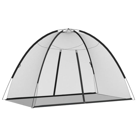 VidaXL Moskitonetz mit Türen Mongolia 220 Mesh 200x120x130 cm Schwarz