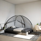 VidaXL Moskitonetz mit Türen Mongolia 220 Mesh 200x150x140 cm Schwarz