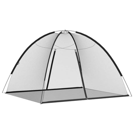 Vidaxx Moskitonetz mit Türen Mongolei 220 Mesh 200x180x135 cm schwarz