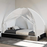 Vidaxx Moskitonetz mit Türen Mongolei 220 Mesh 200x120x130 cm weiß