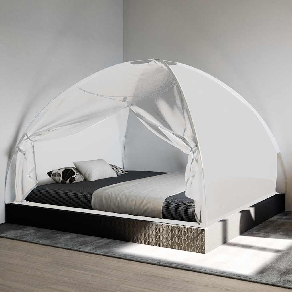 Vidaxx Moskitonetz mit Türen Mongolei 220 Mesh 200x180x135 cm weiß