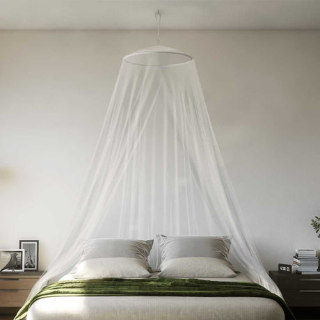 VidaXL Moskitonetz für Bett 220 Mesh 56x56x220 cm weiß