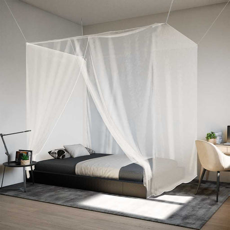 Vidaxx hängendes Moskitonetz 156 Mesh 220x120x150 cm weiß