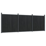 VidaXL Zaunelement 526x186 cm HKC grau