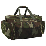VidaXL Angeltasche wasserdicht Camouflage Oxford-Stoff grün