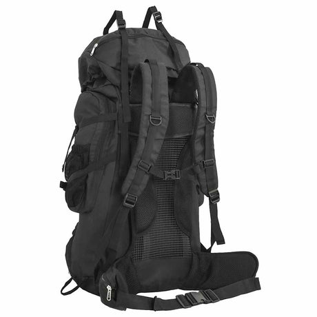 VidaXL Wanderrucksack 60 l Oxford-Stoff schwarz