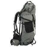 VidaXL Wanderrucksack 60 l Oxford-Stoff grau