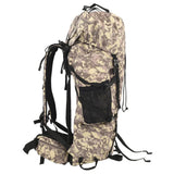 Vidaxl Wanderrucksack 60 l Camouflage Oxford-Stoff Kamelbraun