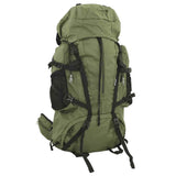 VidaXL Wanderrucksack 60 l Oxford-Stoff Armeegrün