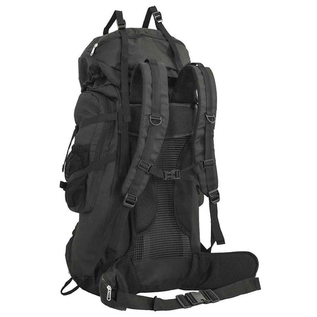 VidaXL Wanderrucksack 80 l Oxford-Stoff schwarz