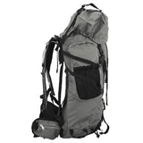 VidaXL Wanderrucksack 80 l Oxford-Stoff grau